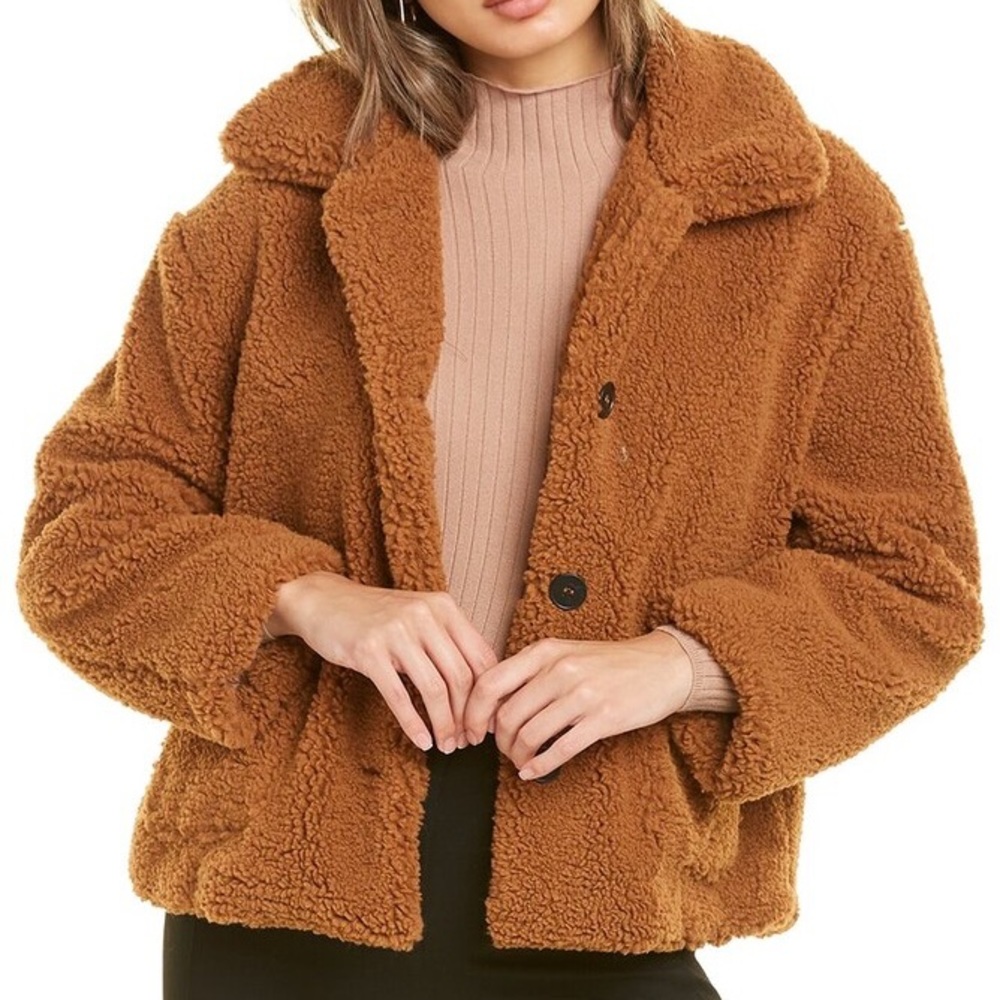 APPARIS Charlotte Fleece Faux Fur Jacket
